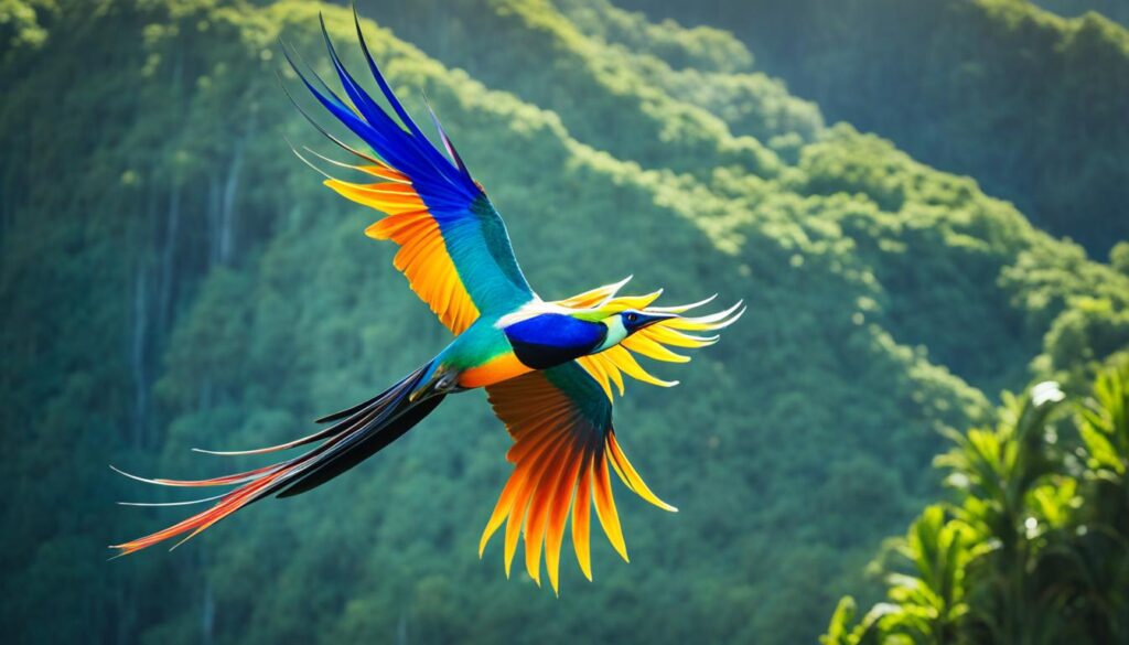 bird of paradise as symbol of paradise
