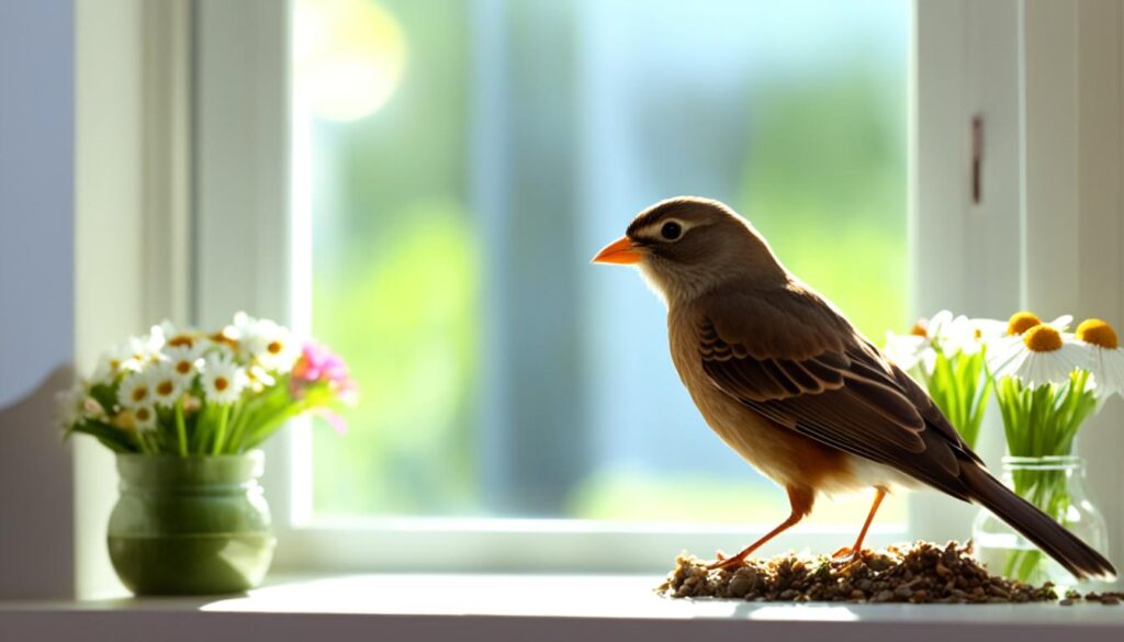 brown bird entering home meaning