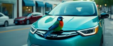 spiritual meaning of bird landing on car