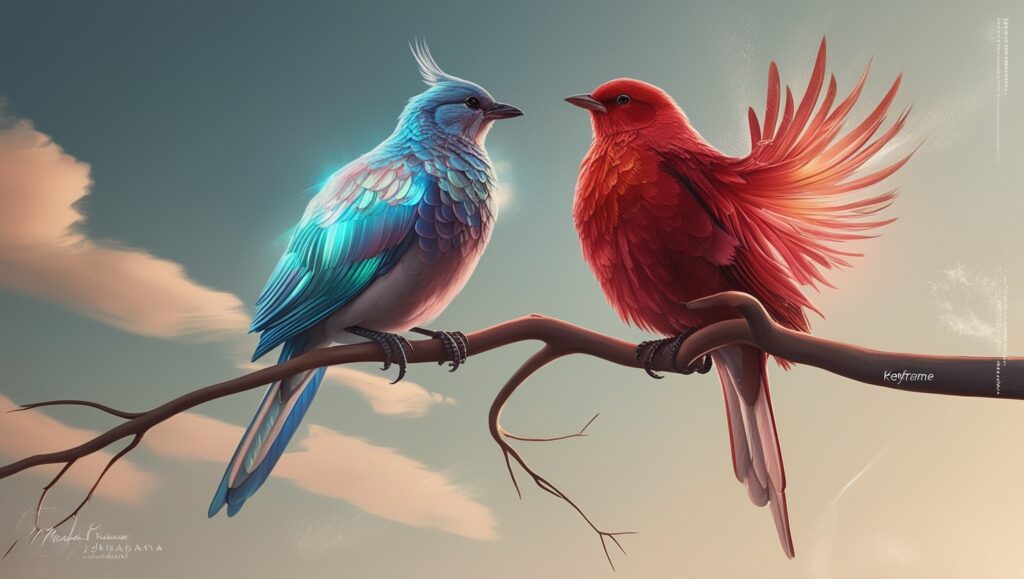 What Is The Meaning Of Seeing A Red Bird And A Blue Bird?