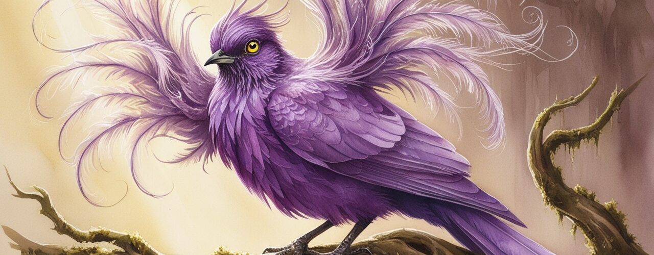 Purple Birds spiritual meaning