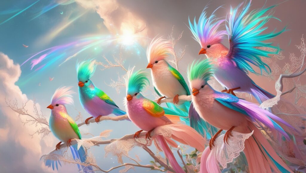 Multicolored Birds spiritual meaning